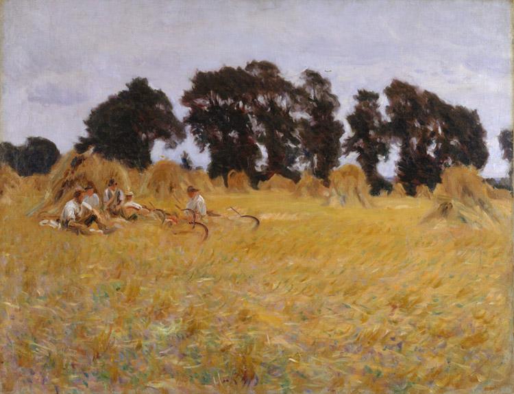 John Singer Sargent Reapers Resting in a Wheatfield (mk18) Germany oil painting art